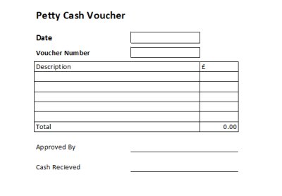Free Petty Cash templates - Voucher and Log