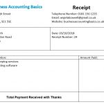 Sales Receipt Example
