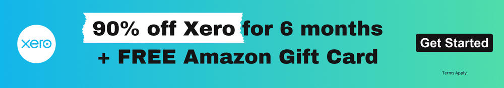 Xero discount banner
