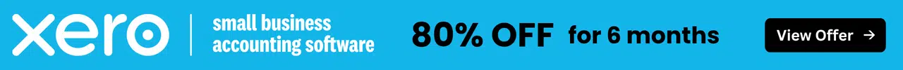 Xero 80% off for 6 months