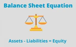 Balance Sheet Equation