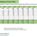 Home Office Expenses Template Example