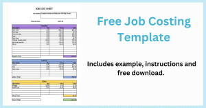 Job Costing Template Introduction
