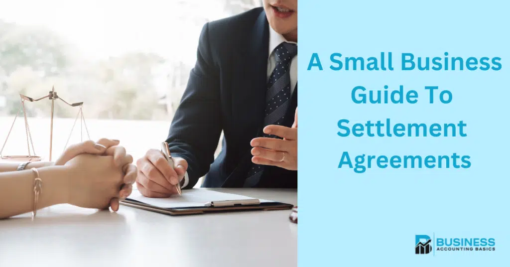 Small business settlement agreements to employees