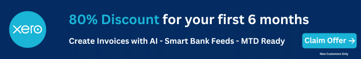 Xero discount banner