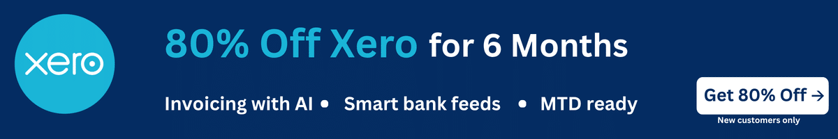 Xero discount banner