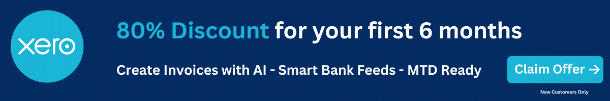 Xero discount banner