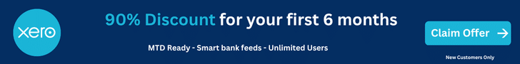 Xero discount banner