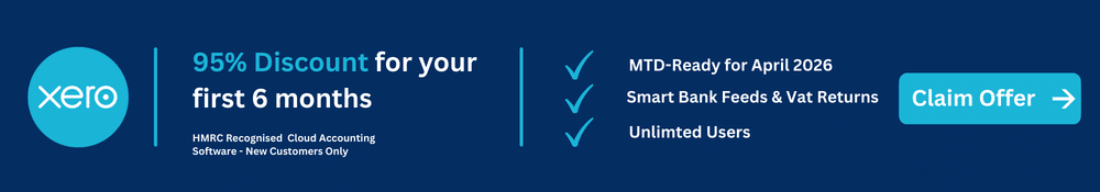 Xero Discount banner