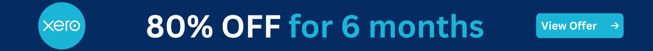 Xero 80% off for 6 months